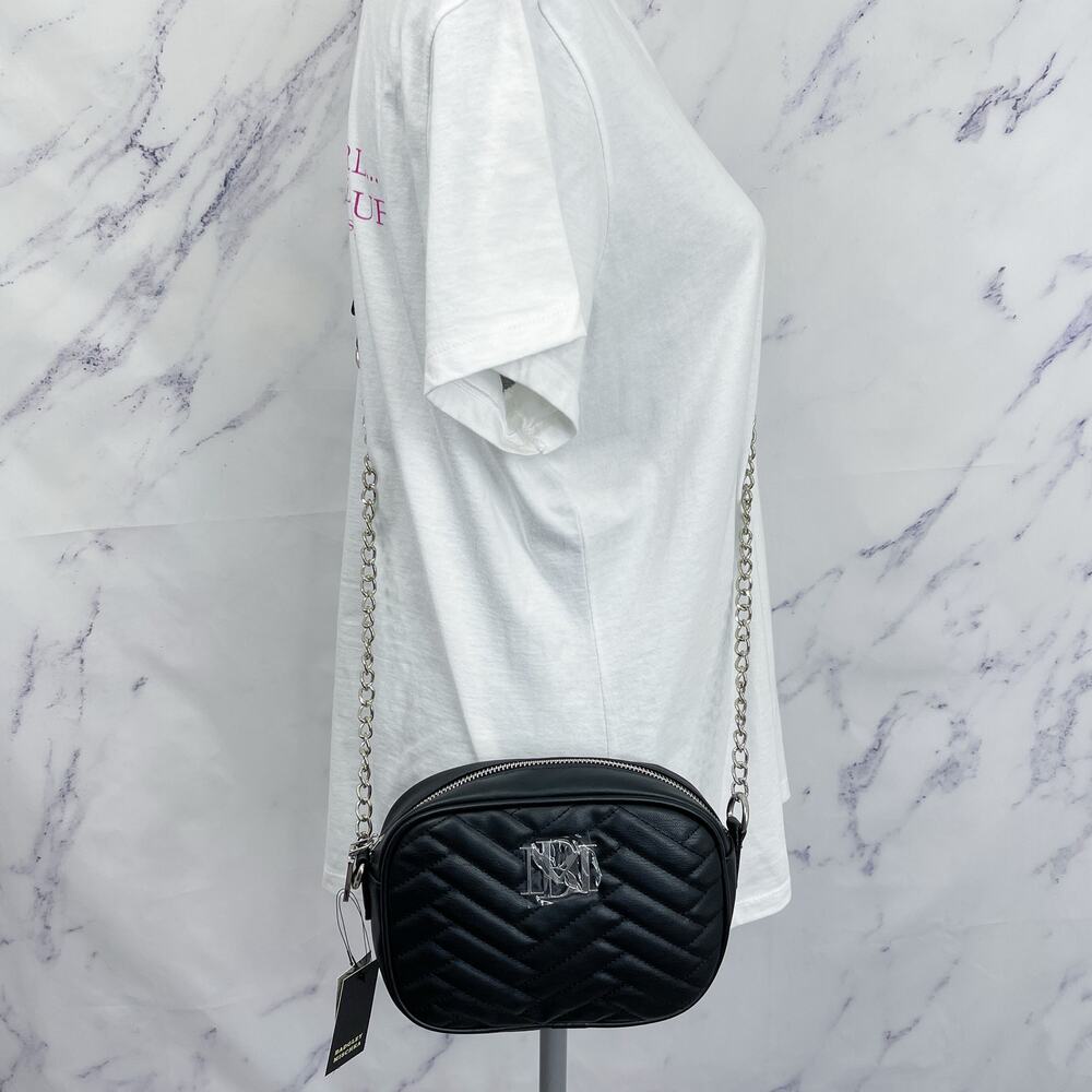 Badgley Mischka | Chevron Quilted Camera Bag